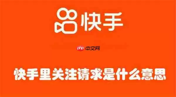 快手里关注请求是什么意思