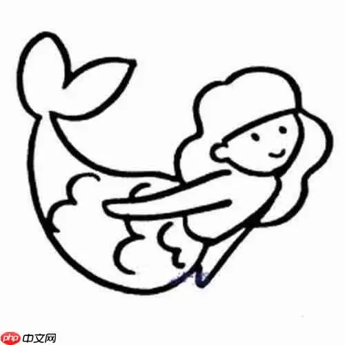 qq画图红包美人鱼怎么画？QQ画图红包所有图案画法汇总