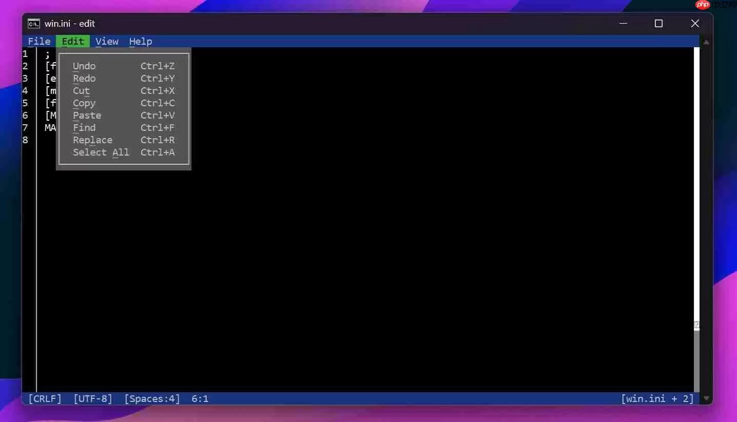 Edit 将成 Win11 默认命令行文本编辑器，不会取代记事本，仅 230