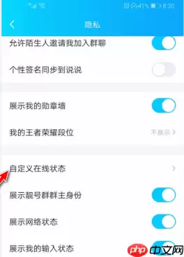 qq状态怎么设置自己喜欢的文字
