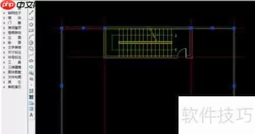 天正建筑2014绘制建筑物顶层平面图教程