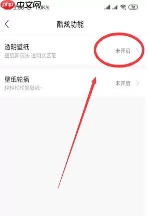 小米mix3手机透明壁纸如何开启 透明壁纸开启步骤分享