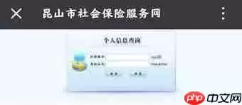 智慧昆山如何查询社保