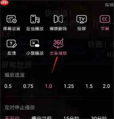哔哩哔哩怎么开启全景模式