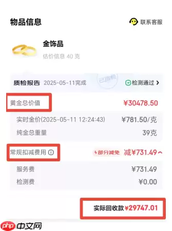 爱回收黄金回收可靠吗 爱回收黄金多少钱一克