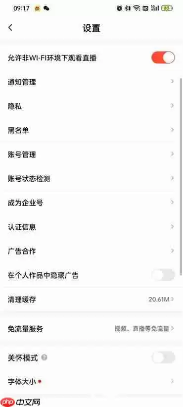 抖音火山版设置在哪里