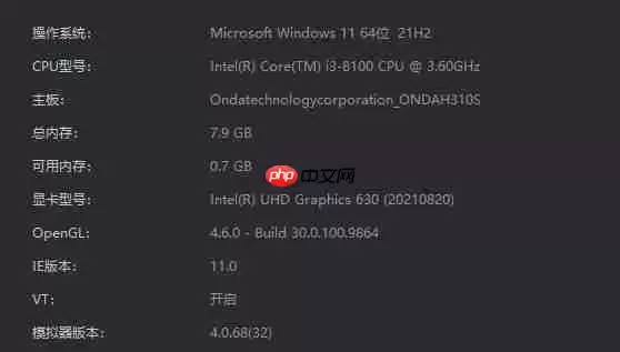 雷电模拟器幻塔黑屏怎么办?雷电模拟器幻塔黑屏的解决方法