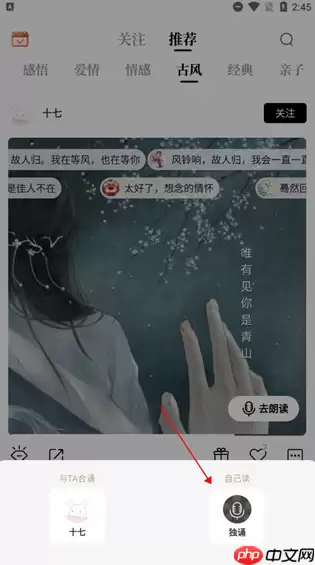 诗音如何朗读文章 诗音朗读文章方法讲解