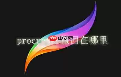 procreate撤回在哪里