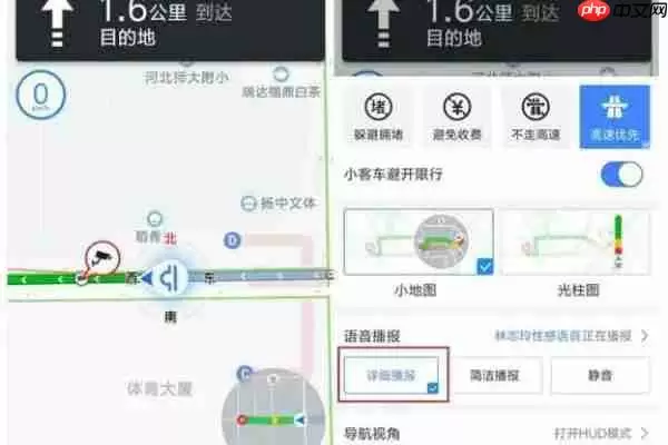 高德地图怎么开启司机模式