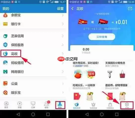 支付宝APP如何关闭花呗?关闭花呗的方法介绍