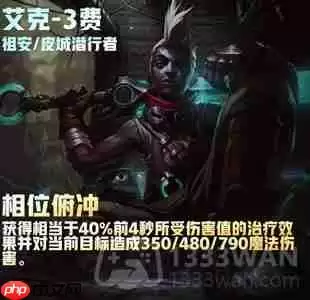 云顶之弈s9艾克出装-s9艾克主c出装攻略