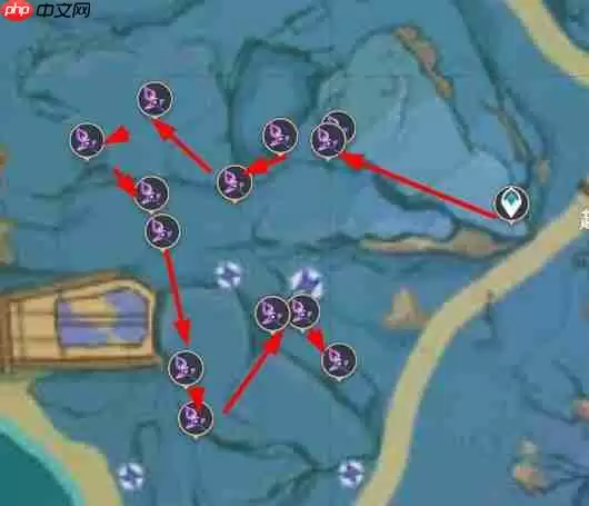 原神鸣草在哪里采-鸣草采集路线图