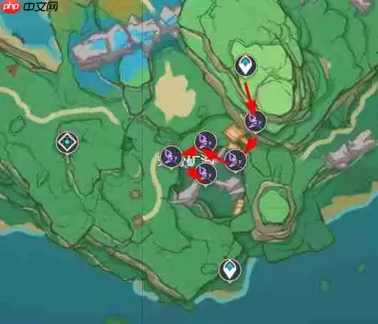 原神鸣草在哪里采-鸣草采集路线图