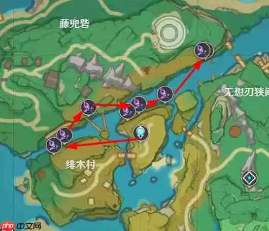 原神鸣草在哪里采-鸣草采集路线图