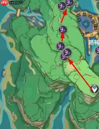 原神鸣草在哪里采-鸣草采集路线图