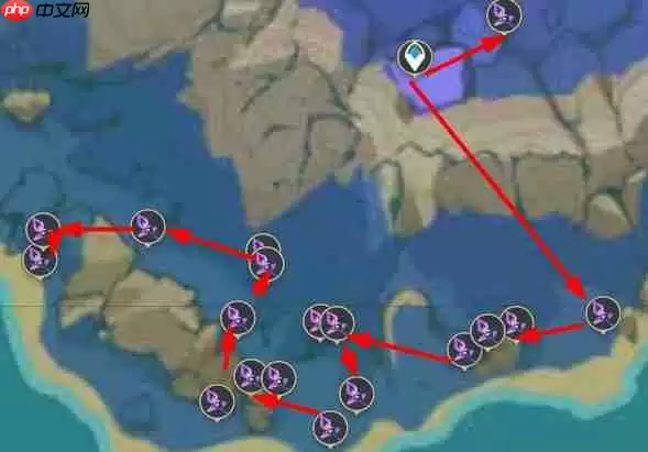 原神鸣草在哪里采-鸣草采集路线图