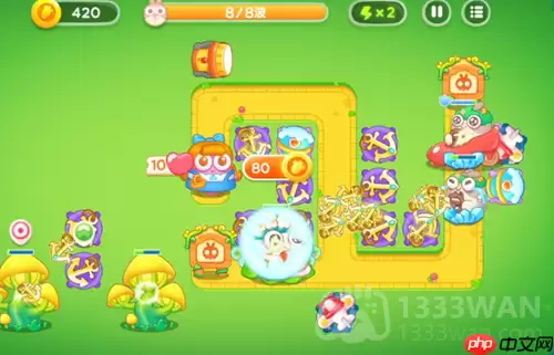 保卫萝卜4绿野奇缘第二关怎么过-绿野奇缘第二关通关攻略