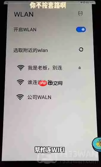 你不按套路啊连个WiFi怎么通关-连个WiFi通关攻略