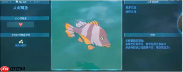 塞尔达传说王国之泪大剑鲷鱼在哪-大剑鲷鱼位置一览