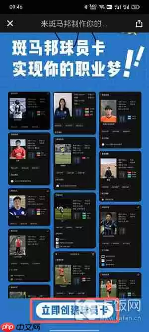 斑马邦球员卡怎么做