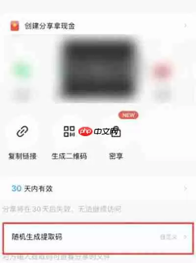 百度网盘怎么自定义提取码