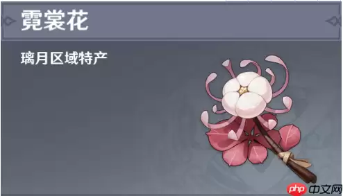 原神霓裳花分布图