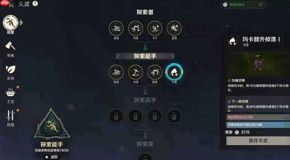 荒野起源探索天赋怎么加点-荒野起源探索天赋加点攻略