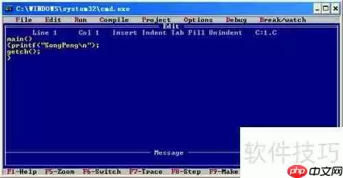 Turbo C 2.01完美教程：从入门到精通