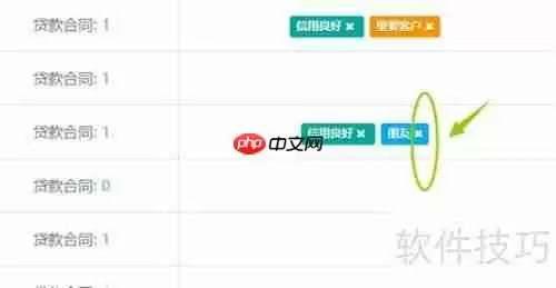 小贷管家贷款管理软件如何设置/删除客户标签