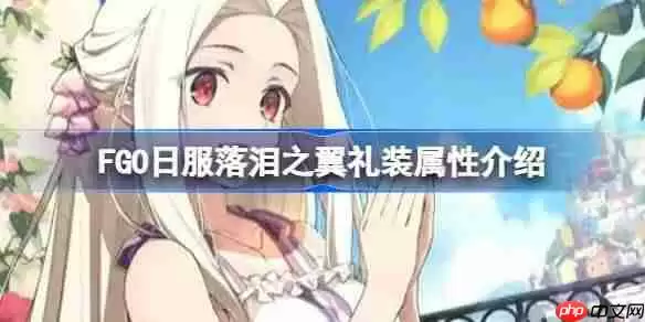 FGO日服落泪之翼礼装属性怎么样-FGO日服落泪之翼礼装属性介绍