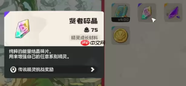 洛克王国世界贤者碎晶怎么用 贤者碎晶使用方法