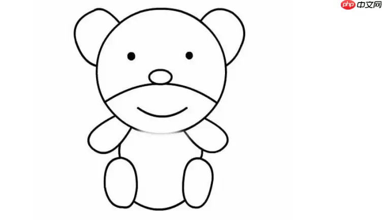 QQ画图红包怎么画熊 QQ画图红包熊画法一览 