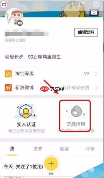 在闲鱼里如何给支付宝芝麻信用分授权？给支付宝芝麻信用分授权的方法说明