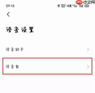 团团导航语音包怎么设置