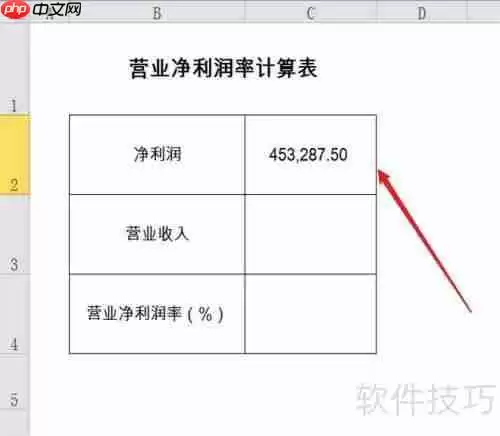 营业净利润率的计算方法