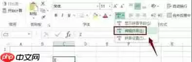 怎么在excel中打出平方符号