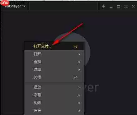 potplayer如何截取音频