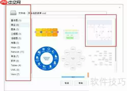 流程图软件中业务流程图的绘制方法