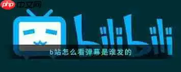 哔哩哔哩如何查看弹幕发送者