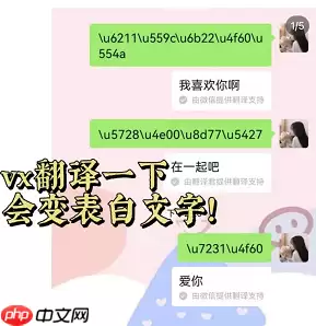 微信翻译表白怎么玩