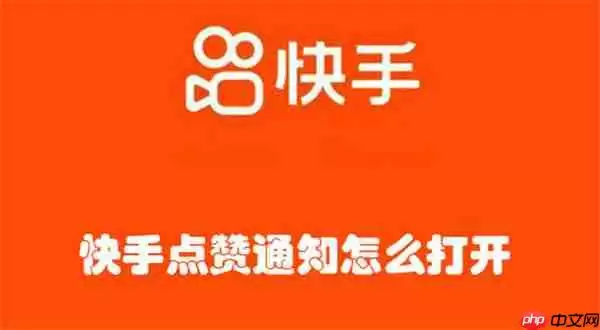 快手点赞通知怎么打开