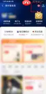 支付宝怎么查看家庭积分