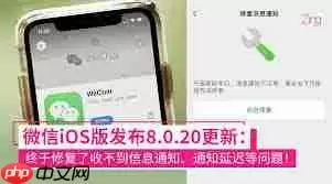 微信iOS版8.0.20更新内容是什么