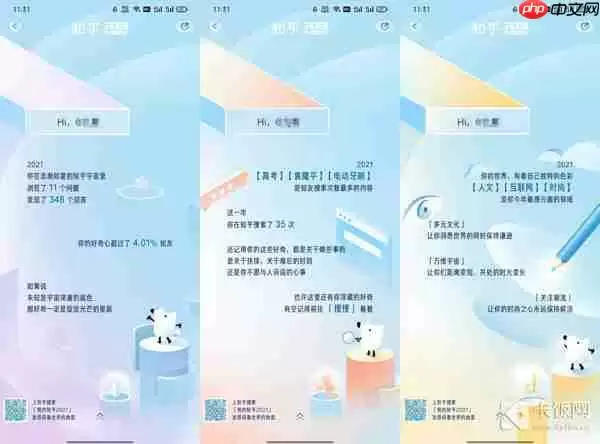 知乎年度报告怎么看