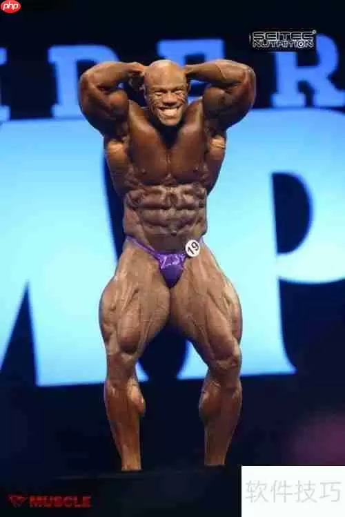 男子传统健美七个规定动作演示与解析