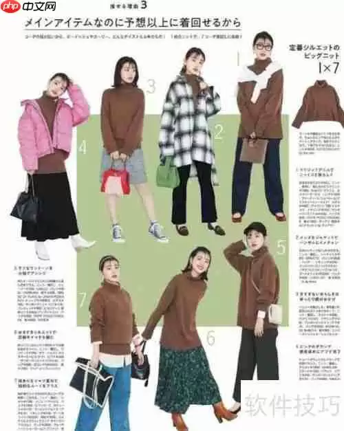 日系女生冬季服装搭配指南