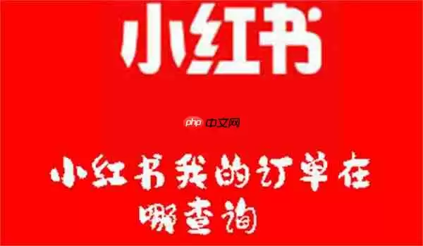 小红书我的订单在哪查询