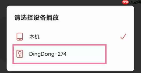 网易云音乐投屏听歌操作教程