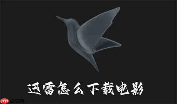 迅雷怎么下载电影